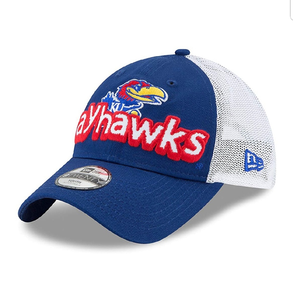 New Era Jayhawks 9twenty Trucker Hat Youth NWT